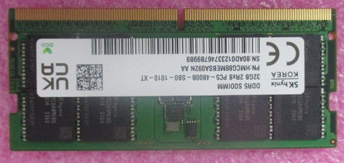 SKO-SODIMM 32GB DDR5 4800 1.1v NECC nM - HP Genuine Replacement Spare Parts - N77406-001-HP