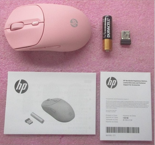 SPS-MOUSE HP 405/400 Quiet PNK WRLS - HP Genuine Replacement Spare Parts - P22607-001-HP