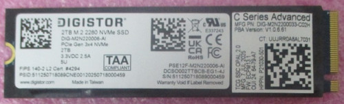 SKO-SSD Citadel 2TB 3x4 2280 SED TLC - HP Genuine Replacement Spare Parts - P31847-001-HP