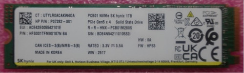 SKO-SSD 1TB PCIe-5x4 2280 NVMe nM - HP Genuine Replacement Spare Parts - P32587-001-HP