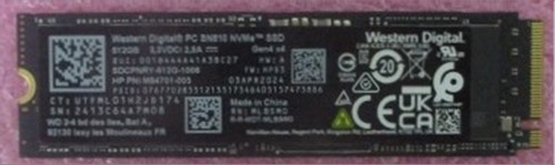 SPS-SSD 512GB M.2 2280 PCIe-4x4 TLC LOCK - HP Genuine Replacement Spare Parts - P76804-001-HP