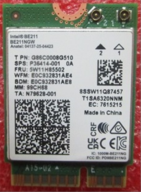 SKO-WLAN 7 BE211+BT 6.0 M.2 2230 vPro - HP Genuine Replacement Spare Parts - P36620-002-HP