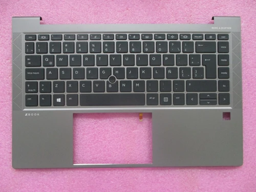 SPS-TOP COVER W/KBD DSC BL LTNA - HP Genuine Replacement Spare Parts - M44366-161-HP