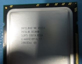 Intel Xeon X5550 Quad-Core 64-bit processor - 2.66GHz (Nehalem-EP, 8MB Level-3 cache, Intel QuickPath interconnect (QPI) speed 6.4 GT/s, 95W thermal design power (TDP), socket FCLGA 1366) - HPE Genuine Replacement Spare Parts - 490070-001-HPE