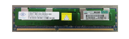 8 GB PC3-8500R, Synchronous dynamic random access memory (SDRAM), dual data rate (DDR3) mode, dual in-line memory module (DIMM), organized as 1Gx72, SDRAM organized as 512x4 dual rank - HPE Genuine Replacement Spare Parts - 519201-001-HPE