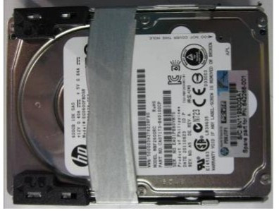 600GB SAS hard disk drive - 10,000 RPM, 6Gb per second transfer rate (TR), 2.5-inch small form factor (SFF), Quick Release (QR) - HPE Genuine Replacement Spare Parts - 642266-001-HPE