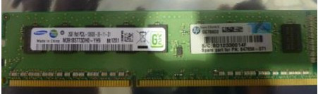 2GB, 1333MHz, PC3L-10600E-9, DDR3, single-rank x8, 1.35V, unbuffered with ECC dual in-line memory module (UDIMM) - HPE Genuine Replacement Spare Parts - 664694-001-HPE