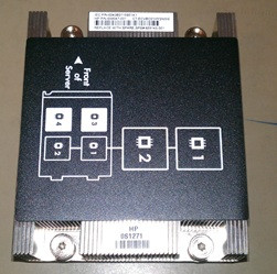 Heatsink - For processor 1 and 2 - HPE Genuine Replacement Spare Parts - 689143-001-HPE