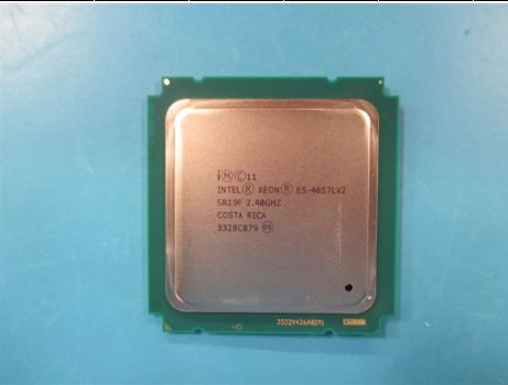 Intel Xeon E5-4657L v2 Twelve-Core 64-bit low-power processor - 2.4GHz (Ivy Bridge-EP, 30MB Intel SmartCache, Intel QuickPath Interconnect (QPI) speed 8.0 GT/s, 115 watt Thermal Design Power (TD - HPE Genuine Replacement Spare Parts - 733831-001-HPE