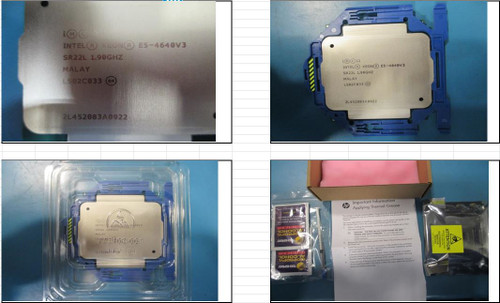 Intel Xeon E5-4640 v3 Haswell 12-core processor - 1.7GHz (30MB Level-3 cache, Intel QuickPath interconnect (QPI) speed 5.0 GT/s, 105 watt thermal design power (TDP), socket 2011-3 / R3 / LGA2011 - HPE Genuine Replacement Spare Parts - 791913-001-HPE