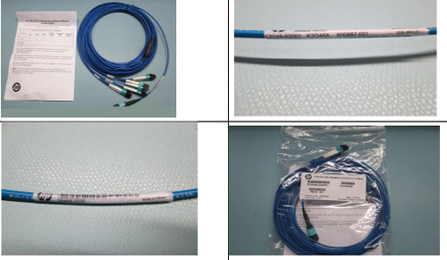 Premier Flex MPO (Multiple-Fiber Push-On/Pull-off) to 4x LC Fiber Optic cables assembly, 5m (16.4ft) long - 'Bendable' fiber optic cable assembly with (M) MPO connector on one end to four fiber  - HPE Genuine Replacement Spare Parts - 800867-001-HPE
