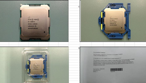Intel Xeon E5-2660 v4 Fourteen-Core 64-bit processor - 2.0GHz base frequency (Broadwell, 35MB Intel Smart Cache, Intel QuickPath Interconnect (QPI) speed 9.6 GT/s, 105W Thermal Design Power (TDP - HPE Genuine Replacement Spare Parts - 835605-001-HPE