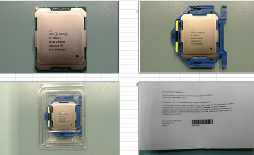 Intel Xeon E5-2690 v4 Fourteen-Core 64-bit processor - 2.6GHz base frequency (Broadwell, 35MB Intel Smart Cache, Intel QuickPath Interconnect (QPI) speed 9.6 GT/s, 135W Thermal Design Power (TDP - HPE Genuine Replacement Spare Parts - 835607-001-HPE
