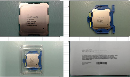 Intel Xeon E5-2683 v4 Sixteen-Core 64-bit processor - 2.1GHz base frequency (Broadwell, 40MB Intel Smart Cache, Intel QuickPath Interconnect (QPI) speed 9.6 GT/s, 120W Thermal Design Power (TDP) - HPE Genuine Replacement Spare Parts - 835614-001-HPE