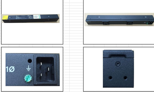 3.6kVA power distribution unit (PDU) - Has one C20 (M) receptacle for power input and two C19 (F) power outlets (For 100-240VAC Worldwide) - Mounts horizontally in rack cabinet - HPE Genuine Replacement Spare Parts - 868591-001-HPE