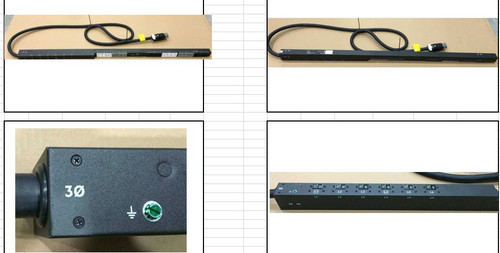 Power Distribution Units (PDU) 4kVA 208V 3P NA/JP MD/SD FI - HPE Genuine Replacement Spare Parts - 870123-001-HPE