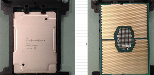 Intel Xeon-G 6140 eighteen-Core 64-bit processor - 2.30GHz (Skylake), 24.75MB Level-3 cache, 140 watt thermal design power (TDP), socket FCLGA3647 - HPE Genuine Replacement Spare Parts - 874734-001-HPE