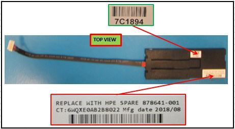 Battery, 12W Megacell with Plug Connector - HPE Genuine Replacement Spare Parts - 878641-001-HPE