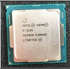Intel Xeon E-2136 Six-Core, 64-bit Processor - 3.30 GHz (Coffee Lake, 12MB SmartCache, 80 watt thermal design power (TDP), socket FCLGA1151) - HPE Genuine Replacement Spare Parts - P07861-001-HPE