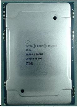 Intel Xeon 3204 v4 Six-Core 64-bit processor - 1.90 GHz (Cascade Lake, 8.25MB cache, 85 watt Thermal Design Power (TDP), socket FCLGA3647) - HPE Genuine Replacement Spare Parts - P11604-001-HPE