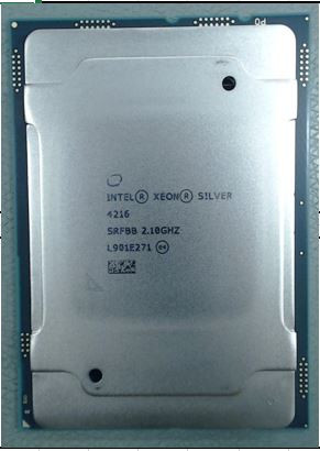 Intel Xeon Silver 4216 Sixteen-Core 64-bit processor - 2.10 GHz (Cascade Lake, 22MB cache, 100 watt Thermal Design Power (TDP), socket FCLGA3647) - HPE Genuine Replacement Spare Parts - P11609-001-HPE