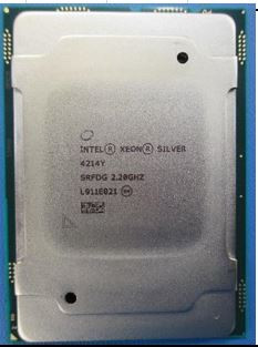 Intel Xeon Silver 4214Y v4 Twelve-Core 64-bit processor - 2.20 GHz (Cascade Lake, 16.5MB cache, 85 watt thermal design power (TDP), socket FCLGA3647) - HPE Genuine Replacement Spare Parts - P11636-001-HPE