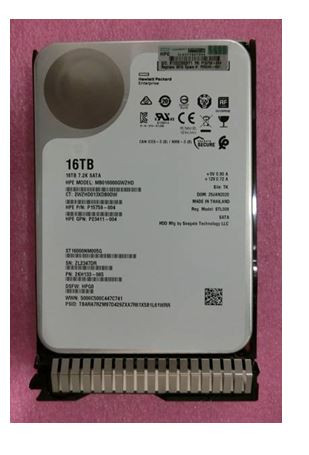 16TB SATA Hard Disk Drive - 3.5-inch Large Form Factor (LFF) ISE He Smart Carrier - HPE Genuine Replacement Spare Parts - P25246-001-HPE