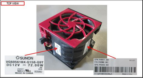 SPS-6056Fanmoduleassy,AP4200G11 - HPE Genuine Replacement Spare Parts - P52434-001-HPE