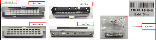SPS-Blank kit,fan/rear/2-8SFF/PCI riser - HPE Genuine Replacement Spare Parts - P56489-001-HPE