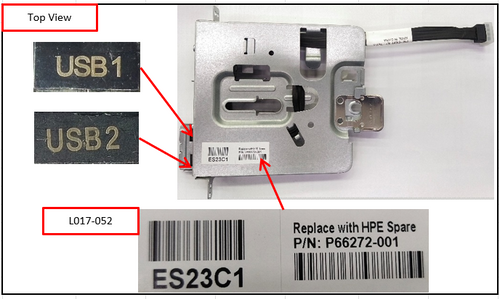 SPS-Front IO Module - HPE Genuine Replacement Spare Parts - P66272-001-HPE