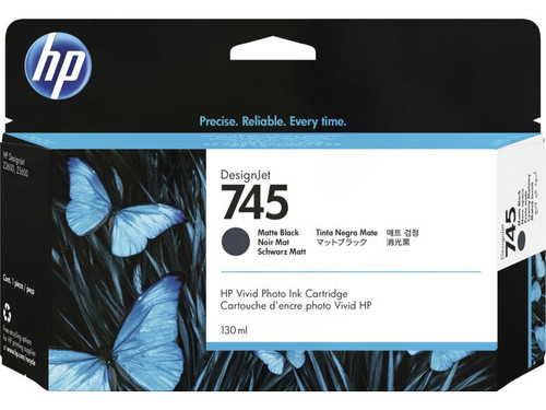 HP 745 130-ml Matte Black DesignJet Ink-1