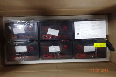 Battery kit - For use with R/T3000 G4 UPS - HPE Genuine Replacement Spare Parts - 796777-001-HPE