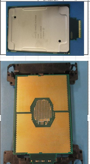 Intel Xeon Platinum 8160F twenty-four core 64-bit processor - 2.10GHz (Skylake), 33MB Level-3 cache, 160 watt thermal design power (TDP), socket FCLGA3647 - HPE Genuine Replacement Spare Parts - 878092-001-HPE