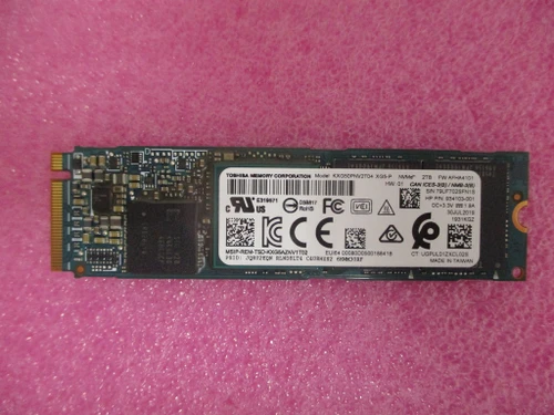 SKO-SSD 2TB M2 2280 PCIe-NVMe 3x4 TLC SS - HP Genuine Replacement Spare Parts - L85358-005-HP