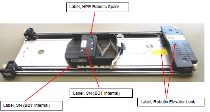 3U Robotic Assembly with spooling - HPE Genuine Replacement Spare Parts - P08877-001-HPE