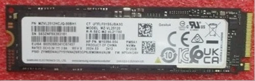 SPS-SSD 512GB 2280 M2 PCIe-4x4 TLC LOCK - HP Genuine Replacement Spare Parts - P50153-001-HP