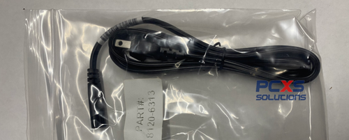 HP Power Cord (Black) - 2 wire, 18 AWG 1.8m  - 8120-6313