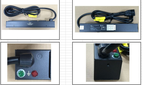 PDU extension bar - Has 1.83m (6ft) power cord with locking type C20 plug and power strip with four C13 (F) power outlets and two C19 (F) power outlets (For 100-240VAC Worldwide) - HPE Genuine Replacement Spare Parts - 868622-001-HPE