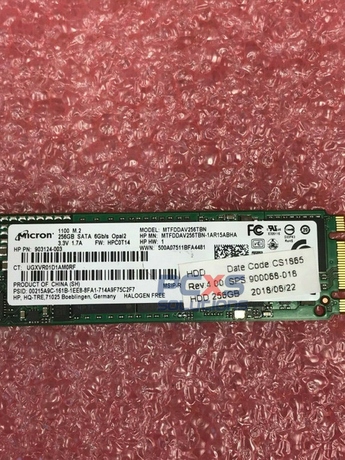 HP Genuine SSD, 1100, 256GB OPAL2, M.2 2280, Mic - 903124-003