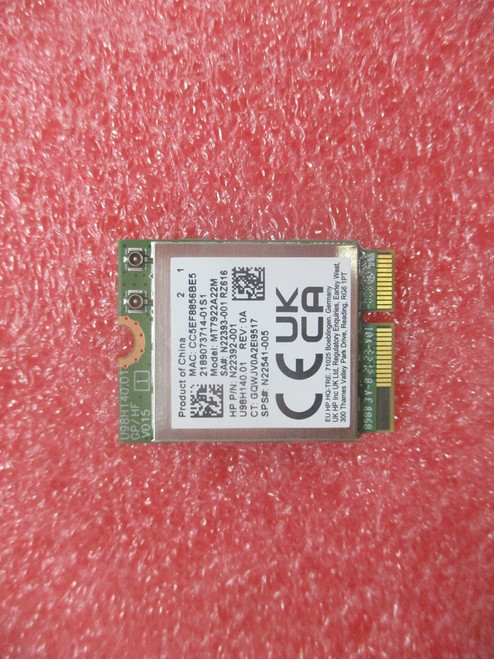 hp SKO-WLAN 6E MTK M.2 MT7922A22M+BT AIM-T - N22541-002
