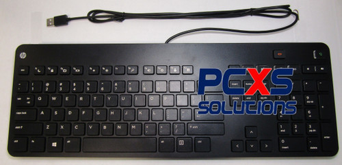 USB conferencing enhanced keyboard - Includes video on/off, screen sharing, microphone mute, an... - 802544-001