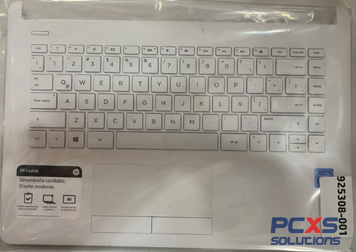 TOP COVER, Snow White PLASTIC TP KEYBOARD US - 925308-001