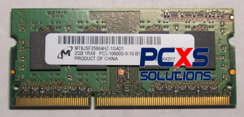 HP 2GB non-ECC Unbuffered CL9 204-Pin SoDimm - 536723-652