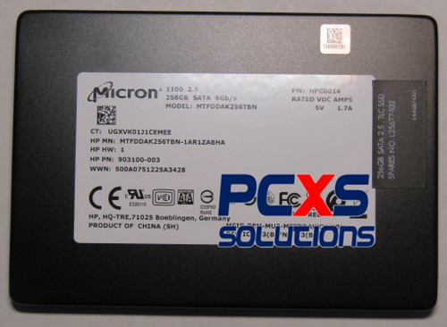 HP 256GB TLC SATA 6Gbps 2.5-inch Internal Solid State Drive (SSD) - 903100-003