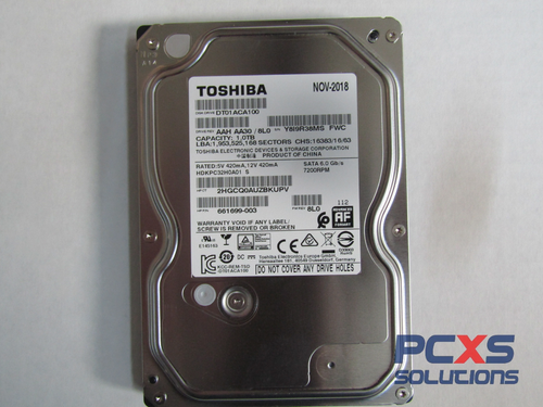 HDD 1TB TOSH MARS SATA3 EC1 51 - 661699-003