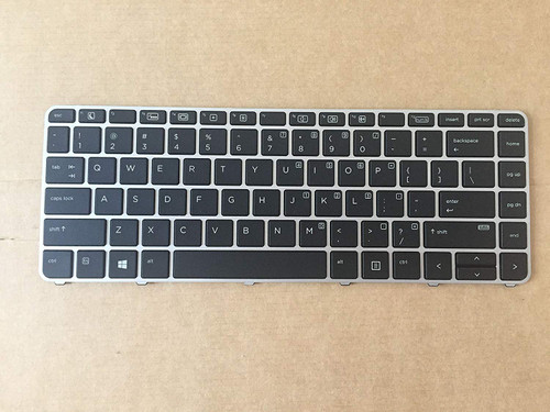 HP Backlit keyboard assembly - Spill-resistant design with DuraKey coating - Includes keyboard and backlight connector cables (United States) EliteBook Folio 1040 G3 - 844423-001