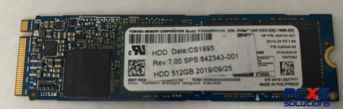 hp 512GB solid-state drive (SSD) - M2 SATA-3 TLC - 842343-001
