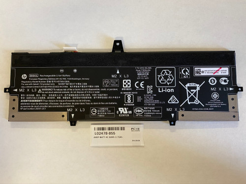 HP ASSY-BATT 4C 56Wh 3.75Ah LI BM04056XL-PL Elitebook x360 1030 G3 - L02478-855