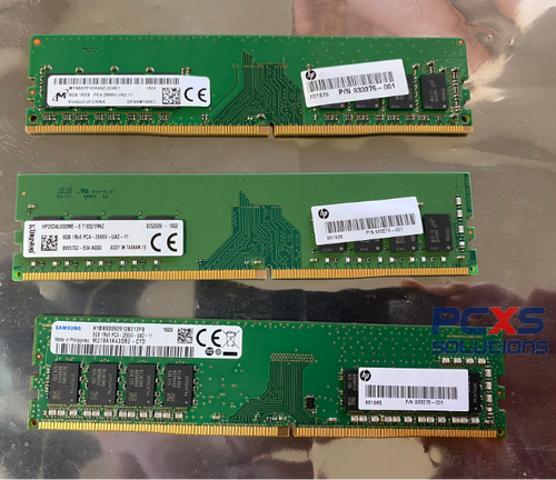 HP 8GB DDR4-2400 DIMM 288 pin Memory 1RX8 RAM - 933276-001