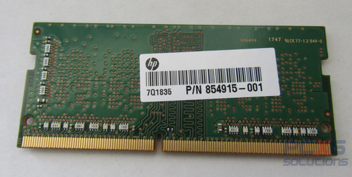 HP SODIMM, 4GB, DDR4-2400 - 854915-001